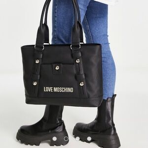 Love Moschino Leather Pebbled handbag